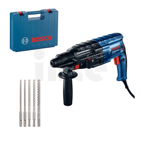 BOSCH  Profesionální sada: vrtací kladivo GBH 240 + sada SDS plus v kufříku 0615990M99