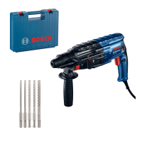 BOSCH  Profesionální sada: vrtací kladivo GBH 240 + sada SDS plus v kufříku 0615990M99