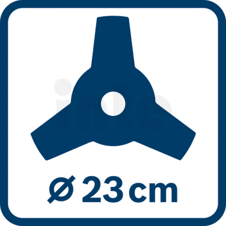 BOSCH Akumulátorový křovinořez GFR 18V-23 06008D1000