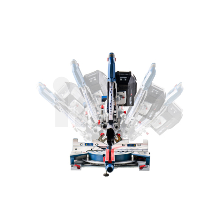 BOSCH Akumulátorová pokosová pila BITURBO GCM 18V-216 DC 0601B47000