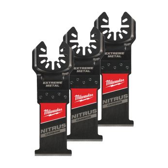 MILWAUKEE Nitrus Carbide™ 35mm ponorný nůž pro extrémně tvrdé kovy. Tento nůž je ideální pro řezání kovových spojovacích prvků, 
