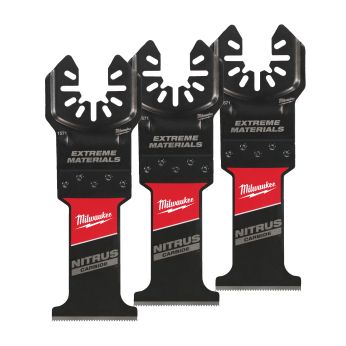MILWAUKEE Nitrus Carbide™ 35mm ponorný nůž pro extrémní aplikace do dřeva a kovu. Tento nůž je ideální pro nejrychlejší řezání m