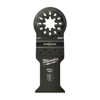 MILWAUKEE Bimetalový nůž 35 mm pro ponorné řezy do dřeva s hřebíky zaručuje dlouhou životnost 48906024