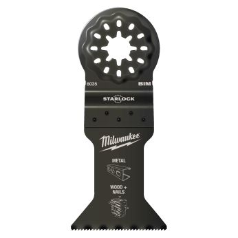 MILWAUKEE Bimetalový nůž 65 mm pro ponorné řezy do dřeva s hřebíky zaručuje dlouhou životnost 48906527