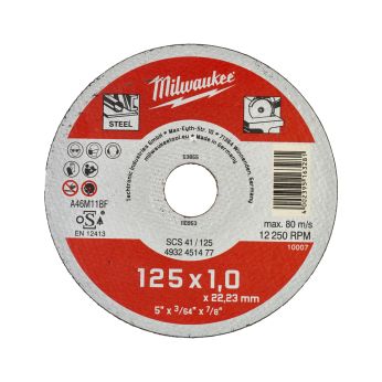 MILWAUKEE Prodejní balení (200 x SCS 41 / 125 kotouče) 4932451478