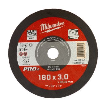 MILWAUKEE CutWSC 41/180X3 PRO+ řezný kotouč - 1ks 4932451493