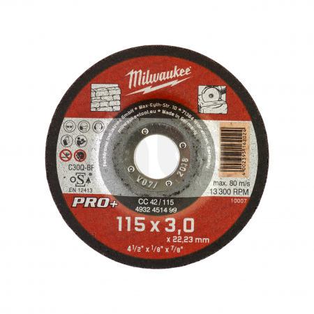 MILWAUKEE CutWCC 42/115X3 PRO+ řez.kot.na kámen-1ks 4932451499