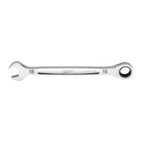 MILWAUKEE Ráčnový očkoplochý klíč MAX BITE 15 mm - 1ks 4932471508