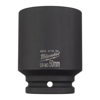 MILWAUKEE Průmyslová hlavice SHOCKWAVE™ IMPACT DUTY ¾″ HEX 50 mm prodloužená 4932471654