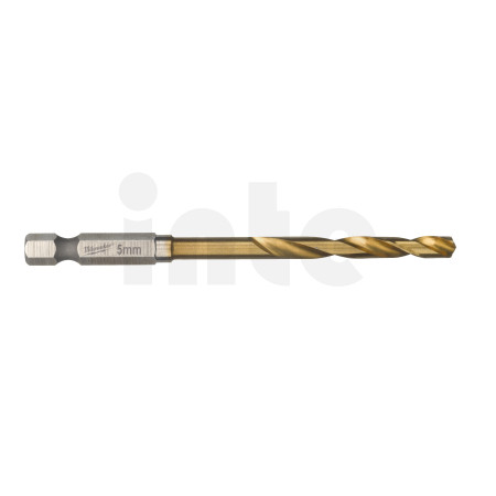 MILWAUKEE Vrtáky do kovu RED HEX - SHOCKWAVE HSS-G TiN, 5 - 10 ks 4932478180