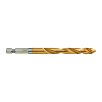 MILWAUKEE Vrtáky do kovu RED HEX - SHOCKWAVE HSS-G TiN, 8 - 10 ks 4932478183