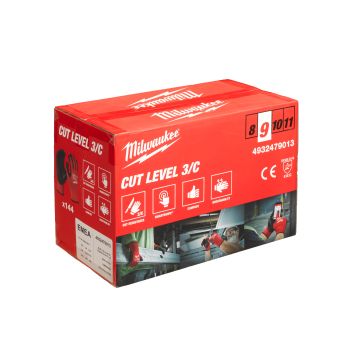 MILWAUKEE Rukavice Cut C - 9/L – 144 párů 4932479013
