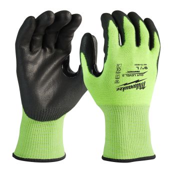 MILWAUKEE Reflexní rukavice s třídou ochrany proti proříznutí C velké balení 9/L 144 ks 4932479021
