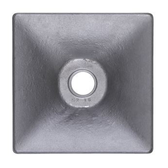 MILWAUKEE Pěchovací deska pro použití se stopkou pro pěchovací desky a pemrlice, upínání 28mm a 30mm Hex, 200 x 200 mm 493247922