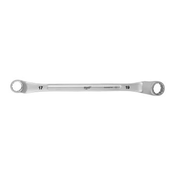 MILWAUKEE Vyhnutý oboustranný očkový klíč 17x19mm 4932492746