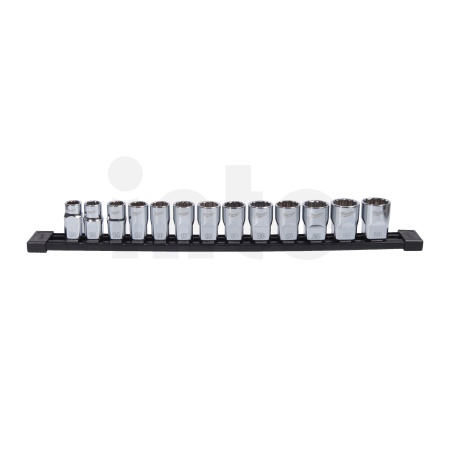 MILWAUKEE ½″ sada metrických 12bodových nástrčných klíčů 13 ks 4932498797
