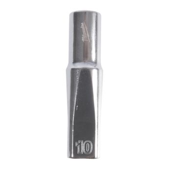 MILWAUKEE ⅜″ prodloužený nástrčný klíč metrický standardní 12-bodový - 10 mm 4932498814