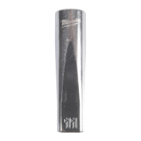 MILWAUKEE ⅜″ prodloužený nástrčný klíč metrický standardní 12-bodový - 11 mm 4932498815