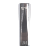 MILWAUKEE ⅜″ prodloužený nástrčný klíč metrický standardní 12-bodový - 13 mm 4932498817