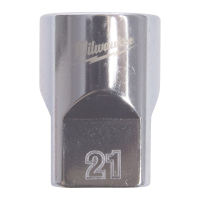MILWAUKEE ½″ nástrčný klíč metrický standardní 12-hranový 21 mm 4932498831