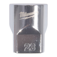 MILWAUKEE ½″ nástrčný klíč metrický standardní 12-hranový 23 mm 4932498833