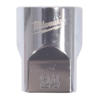 MILWAUKEE ½″ nástrčný klíč metrický standardní 12-hranový 24 mm 4932498834