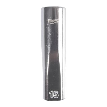 MILWAUKEE ½″ dlouhé metrické 12hranné nástrčné klíče 15 mm 4932498836