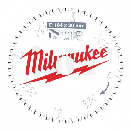 MILWAUKEE Pilový kotouč hliník 184X30X2.4X54TF NEG. 4932471299