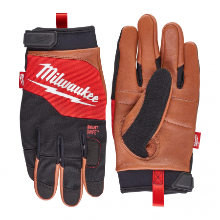 MILWAUKEE Kožené kombinované pracovní rukavice  -  vel XL/10 4932471914