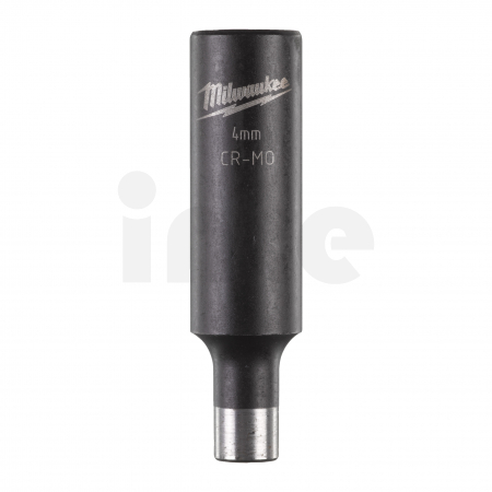 MILWAUKEE Průmyslové hlavice Shockwave 1/4" HEX 4mm prodloužené 4932472283