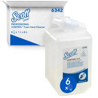 KIMBERLY-CLARK PROFESSIONAL Scott Control Foam Čistící pěna na ruce pro časté použití, 6 x 1 l 6342