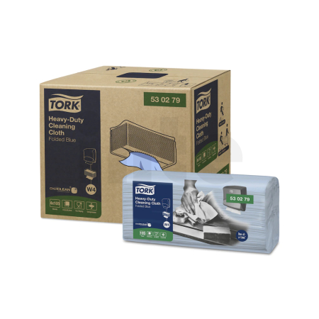TORK Heavy-Duty čisticí utěrka 4 x 105 ks, W4, 530279