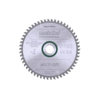 METABO Pilový kotouč "multi cut - professional", 152x2,4/1,6x20, Z54 FZ/TZ 5° neg. 628070000