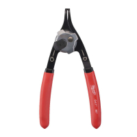 MILWAUKEE kleště na pojistné kroužky, zahnuté, 90° - 1,2 mm 4932492492