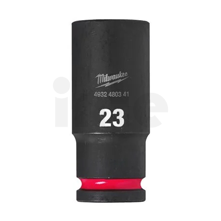 MILWAUKEE Průmyslová hlavice Shockwave 1/2" HEX 23mm prodloužená 4932480341