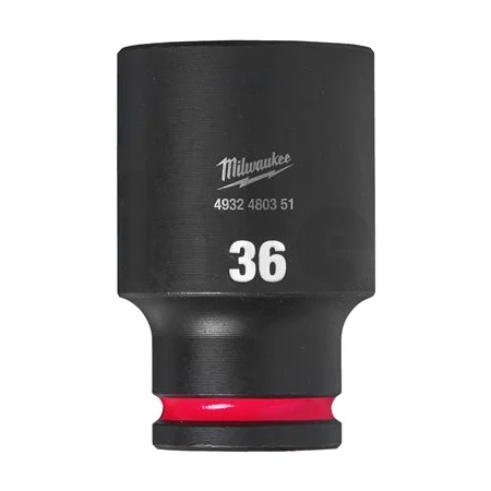 MILWAUKEE Průmyslová hlavice Shockwave 1/2" HEX 36mm prodloužená 4932480351