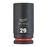 MILWAUKEE Průmyslové hlavice Shockwave 3/4" HEX 29mm dlouhé 4932480388