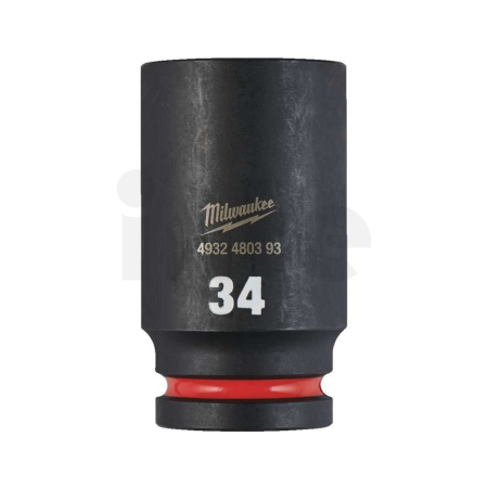 MILWAUKEE Průmyslové hlavice Shockwave 3/4" HEX 34mm dlouhé 4932480393