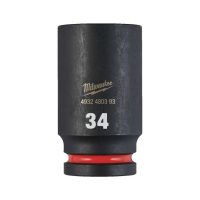 MILWAUKEE Průmyslové hlavice Shockwave 3/4" HEX 34mm dlouhé 4932480393