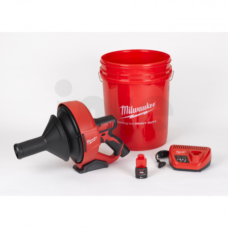 MILWAUKEE M12BDC8-202C - M12™ KOMPAKTNÍ ČISTIČ POTRUBÍ SE SPIRÁLOU O PRŮMĚRU 8 MM 4933451633