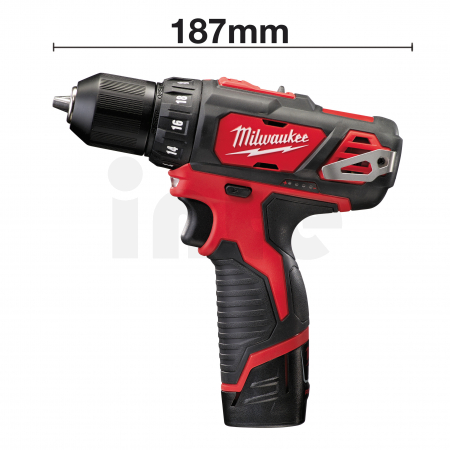 MILWAUKEE M12BDD-202C - M12™ kompaktní vrtačka/šroubovák 4933441915