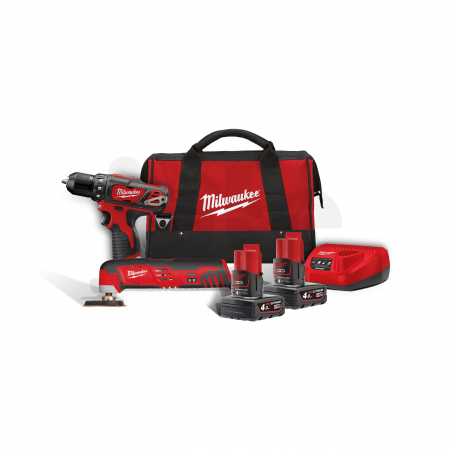 MILWAUKEE M12BPP2D-402B - M12™ set nářadí 4933441250