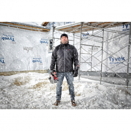 MILWAUKEE M12HJP-0(2XL) - M12™ vyhřívaná hybridní prošívaná bunda  4933464368