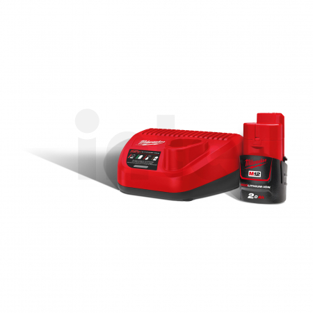 MILWAUKEE M12 NRG-201 M12™  sada akumulátorů a nabíječky 4933451901