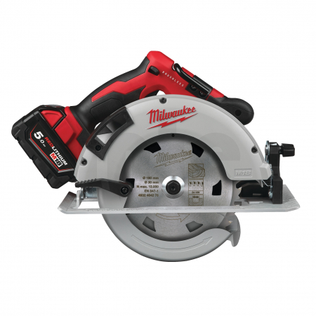 MILWAUKEE M18BLCS66-502X - M18™ 66 mm bezuhlíková okružní pila na dřevo a plast 4933464590