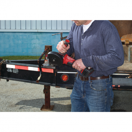 MILWAUKEE M18CAG125XPD-502X - M18 FUEL™ 125 mm úhlová bruska s kolébkovým spínačem 4933448864