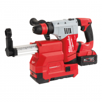 MILWAUKEE M18CHPXDE-502C - M18 FUEL™ vysoce výkonné kladivo SDS-plus s odsavačem prachu 4933448180