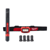 MILWAUKEE HL2IPL-LED alkalická čelová a tužková svítilna 4933492103