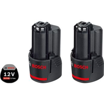 BOSCH Akumulátor 2× GBA 12V 3.0Ah 1600A00X7D