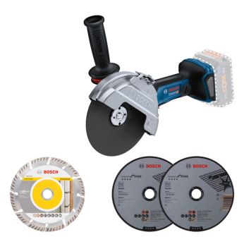 BOSCH Akumulátorová úhlová bruska BITURBO GWS 18V-180 PC 06019H6E01